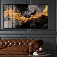 Pictură ArtShop Gold With Black 60x30cm (PA349-XL)