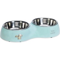 Bol pentru câini Beeztees Droppy Green 2x350ml (650815)