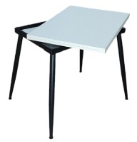 Masă pentru bucătărie Mobiland Lilis 60x76x90 Senkron White imaginea #2 — magazin online Desire.md