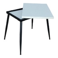 Masă pentru bucătărie Mobiland Lilis 60x76x90 Senkron White imaginea #3 — magazin online Desire.md