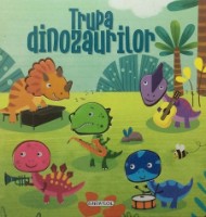 Carte educațională pentru copii Girasol Trupa dinozaurilor (242710)