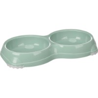 Castron pentru pisici Flamingo Duplex Leno Green (561888)