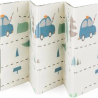 Covor joc pentru copii Petite&Mars Campy Cars&Arabesca (435073)
