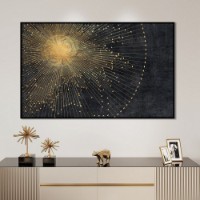 Картина ArtShop Golden Sun In Abstract Style 45x30cm (PA409-XL-L)
