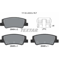 Комплект тормозных колодок TEXTAR 2648401 фото №2 — интернет-магазин Desire.md