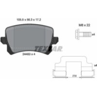 Комплект тормозных колодок TEXTAR 2448302 фото №2 — интернет-магазин Desire.md