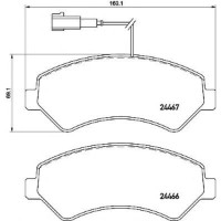 Комплект тормозных колодок TEXTAR 2446703 фото №4 — интернет-магазин Desire.md