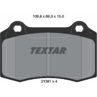 Комплект тормозных колодок TEXTAR 2138102 фото №3 — интернет-магазин Desire.md