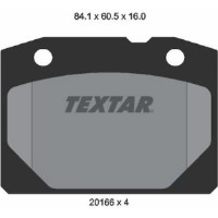 Комплект тормозных колодок TEXTAR 2016603 фото №2 — интернет-магазин Desire.md
