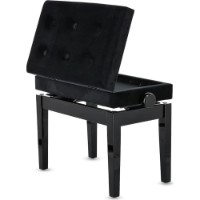 Scaun pentru pian Gewa Deluxe Compartment Black High Gloss 130510 imaginea #3 — magazin online Desire.md