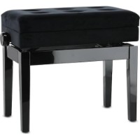 Scaun pentru pian Gewa Deluxe Compartment Black High Gloss 130510 imaginea #7 — magazin online Desire.md