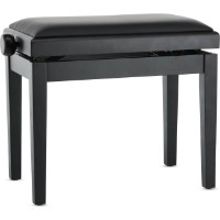 Scaun pentru pian Gewa Deluxe Matte Black Ecopiele 130001