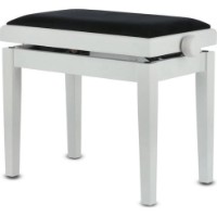 Scaun pentru pian Gewa Deluxe White Matt Seat Black 130020 imaginea #5 — magazin online Desire.md