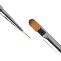 Кисть двухсторонняя PNB 2in1 Professional Nail Brush фото №2 — интернет-магазин Desire.md