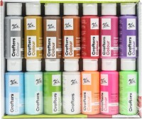 Vopsele de artă Mont Marte Crafters Metallic & Fluoro PMCA6002 14pcs x 60ml