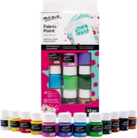 Set vopsele pentru haine Mont Marte Fabric Paint 12pcs (PMHS0076)