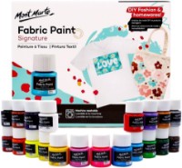 Set vopsele pentru haine Mont Marte Fabric Paint 20pcs (PMHS0077)