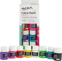 Vopsele de artă Mont Marte Fabric Paint 8pcs (PMHS0022)
