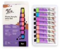 Vopsele de artă Mont Marte Fluro PMFL8181 8pcs х 18ml