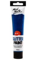 Vopsele de artă Mont Marte Glitter Paint 75ml Blue (MKGL0008)