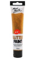Vopsele de artă Mont Marte Glitter Paint 75ml Gold (MKGL0002)