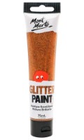 Vopsele de artă Mont Marte Glitter Paint 75ml Orange (MKGL0003)