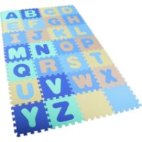 Covoraş-puzzle Essa Toys ABC Blue 28pcs (6920250718491)