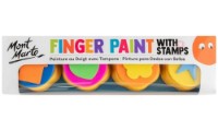 Vopsele de artă Mont Marte Kids Colour Finger Paints 4pcs (MMKC0003)
