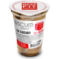 Протеиновые крекеры Best Fit Crackers Fit Sesame Seeds 120g