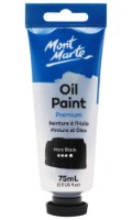 Vopsele de artă Mont Marte Oil Paint 75ml Mars Black (MPO7542)