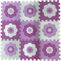 Covoraş-puzzle Essa Toys Flowers 9pcs (6920250718637)