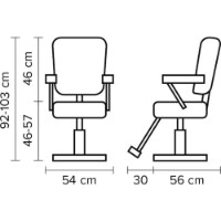 Fotoliu pentru salonul de frumusețe Hairway Astra (56089) imaginea #2 — magazin online Desire.md