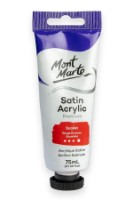 Художественные краски Mont Marte Satin Acrylic 75ml Scarlet (PMSA7509)