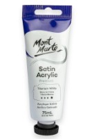 Художественные краски Mont Marte Satin Acrylic 75ml Titanium White (PMSA7501)