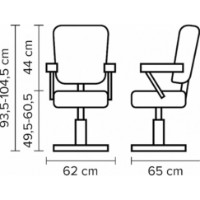 Fotoliu pentru salonul de frumusețe Hairway Neo (56056) imaginea #3 — magazin online Desire.md