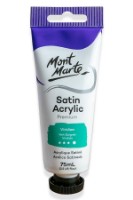 Художественные краски Mont Marte Satin Acrylic 75ml Viridian (PMSA7522)