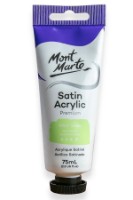 Художественные краски Mont Marte Satin Acrylic 75ml Yellow Green (PMSA7520)