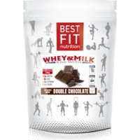Proteină Best Fit Whey & Milk Blend Double Chocolate 480g imaginea #1 — magazin online Desire.md