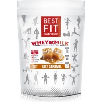 Proteină Best Fit Whey & Milk Blend Salt Caramel 480g imaginea #1 — magazin online Desire.md