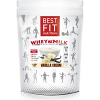 Proteină Best Fit Whey & Milk Blend Vanilla Cream 480g imaginea #1 — magazin online Desire.md