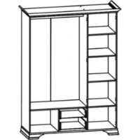 Спальня Gerbor Kentuki 2 White Alpine фото №3 — интернет-магазин Desire.md
