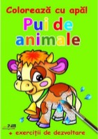 Раскраска для детей Biblion Coloreaza cu apa Pui de animale (9789975148580)
