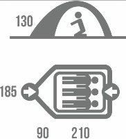 Палатка Husky Beast 3 Green фото №5 — интернет-магазин Desire.md