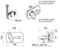 Duș igienic Remer Class Line L60 imaginea #2 — magazin online Desire.md