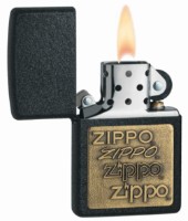 Brichetă Zippo 362 Zippo Black Crackle Brass imaginea #2 — magazin online Desire.md