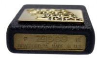 Brichetă Zippo 362 Zippo Black Crackle Brass