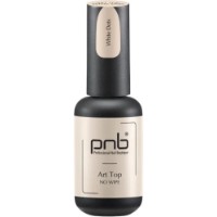 Top pentru gel-lac PNB Art Top White Dots No-Whipe 8ml imaginea #1 — magazin online Desire.md