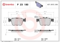 Set placute frână Brembo P 23 180 imaginea #3 — magazin online Desire.md