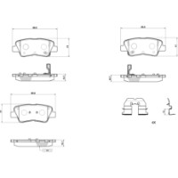 Set placute frână Brembo P 30 158 imaginea #3 — magazin online Desire.md