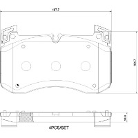 Set placute frână Brembo P 50 160 imaginea #2 — magazin online Desire.md